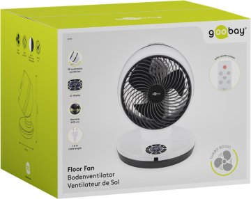 shumee Talni ventilator 9" 70W 3D nihajni. H/V Goobay