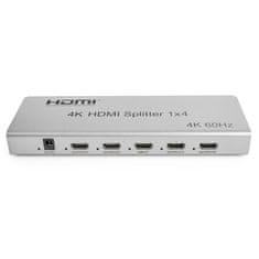 shumee Razdelilnik HDMI 1x4 SPH-RS104_V46 4K 60 Hz CEC