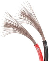 shumee Goobay 2x2,5 mm CCA zvočniški kabel 100 m črno-rdeč