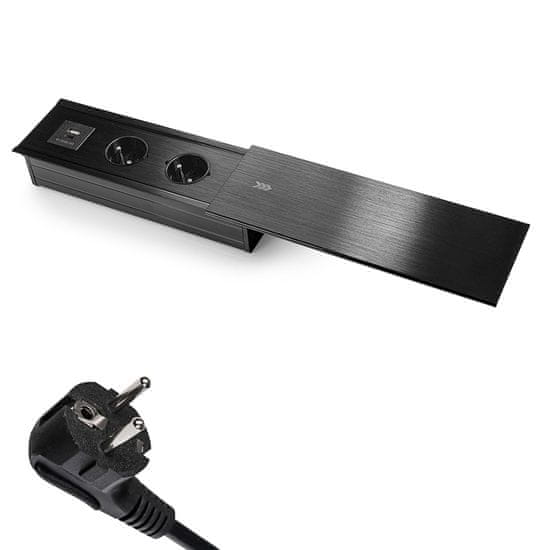 Greatstore Spacetronik SPS-S24CB drsna mizna vtičnica