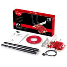 shumee PCI-E Wi-Fi omrežni adapter 6 AX5400 BT 5.2 2x5 dBi