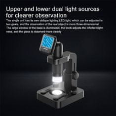 Greatstore Digitalni mikroskop z 2MP RGB 20-100x LED zaslonom