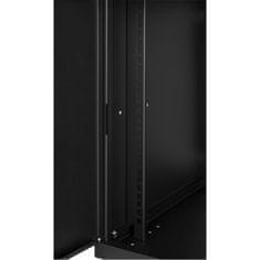 shumee RACK 19'' 9U 600x450mm BLACK Jeklena vrata