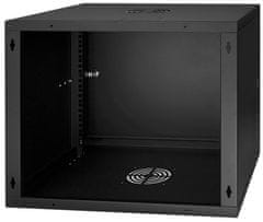 shumee RACK 19'' 9U 600x450mm BLACK Jeklena vrata