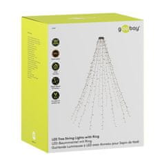 Greatstore Luči za božično drevo svetlobna veriga 400LED 6,75m