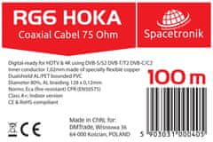 shumee RG6 Spacetronik HOKA 102 CU Dualshield kabel 100m
