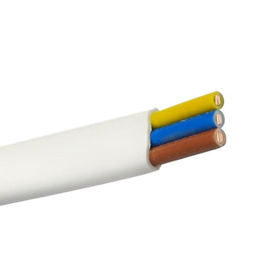 Greatstore Ploščati električni kabel YDYpżo 3x1,5 450/750V