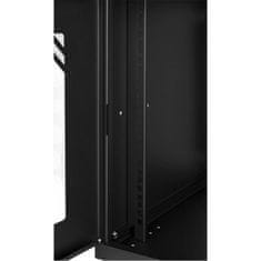 shumee RACK 19'' 9U 600x450mm BLACK Steklena vrata
