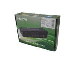 Spacetronik SPH-M42 v2.0 4K EDiD HDMI 4/2 Matrica