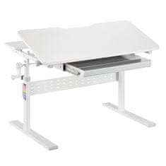 Greatstore XD nastavljiva otroška pisalna miza SPE-X102W 80x60 cm