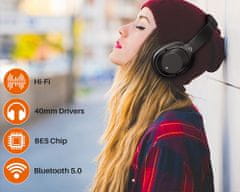 Aktivne slušalke ANC LDAC Bluetooth 5.0