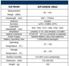 Spacetronik SP-OM36 Mini optični merilnik