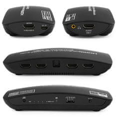 shumee Združevalnik HDMI 2-v-1 s 1/4 zvočnim izvlečkom SPH-RAE04