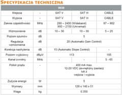 SAT+TV ojačevalnik Wide Band AGC ASC Johansson 9658