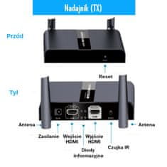 Spacetronik SPH-W50N-Dual brezžični oddajnik HDMI