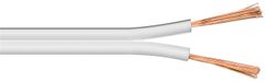 Greatstore Goobay 2x1,5 mm CU bakreni zvočniški kabel 10 m bele barve