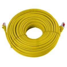 RJ45 CAT 6 S/FTP AWG27 LSZH rumen 25m kabel