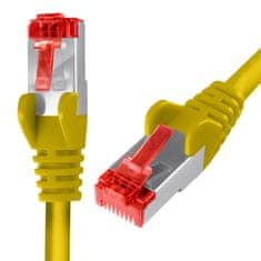 RJ45 CAT 6 S/FTP AWG27 LSZH rumen 30m kabel