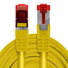 RJ45 CAT 6 S/FTP AWG27 LSZH rumen 30m kabel