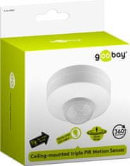 Greatstore Stropni IR TRIPLE detektor gibanja 360st 12m Goobay