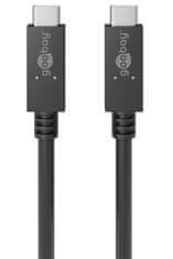 USB-C 3.2 Gen2x2 100W 20Gb/s PD kabel Goobay 0,5 m