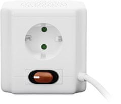 shumee CUBE napajalnik Goobay 4xAC 2xUSB