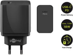 shumee USB-C PD 18W Goobayjev omrežni polnilnik + 1m kabel