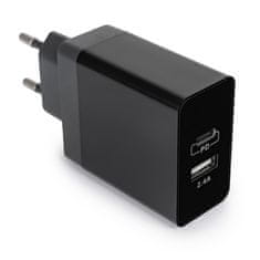 shumee Hitri polnilec 2-v-1 USB-C USB PD 17W 3,4A SPC-01B