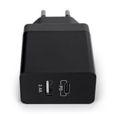 Hitri polnilec 2-v-1 USB-C USB PD 17W 3,4A SPC-01B