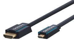 CLICKTRONIC HDMI - mikro HDMI 2.0 4K 60Hz 3m kabel