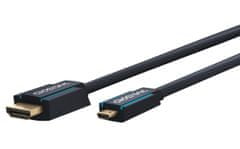 CLICKTRONIC HDMI - mikro HDMI 2.0 4K 60Hz 3m kabel