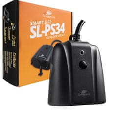 Greatstore Zunanja vtičnica x2 TUYA Smart Life SL-PS34