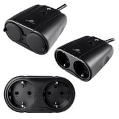 Greatstore Zunanja vtičnica x2 TUYA Smart Life SL-PS34