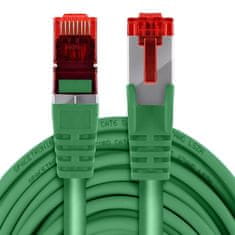 RJ45 CAT 6 S/FTP AWG27 LSZH zeleni kabel 25m