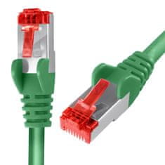 RJ45 CAT 6 S/FTP AWG27 LSZH zeleni 30m kabel