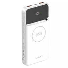 shumee LDNIO Powerbank 10000 mAh indukcija Qi magnet USB-C