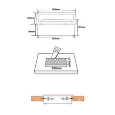 Greatstore Spacetronik SPS-B24S V2 odprtina za vtičnico na pultu