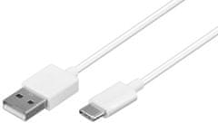 Kabel USB-C - Apple Lightning Plug Goobay White 2 m