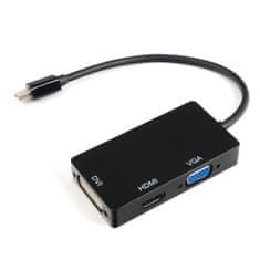 Mini DP na HDMI DVI VGA večportni SPD-M02