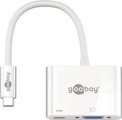shumee Adapter USB-C na VGA + USB-C PowerDelivery Goobay