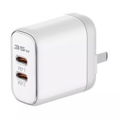 Polnilec 2x USB-C 35W Kabel USB-C Lightning
