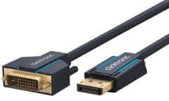 CLICKTRONIC DisplayPort DP - DVI-D (24+1) kabel 3m