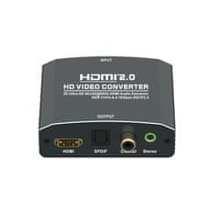 shumee Razdelilnik HDMI-HDMI + avdio SPDIF ali R/L SPH-AE09