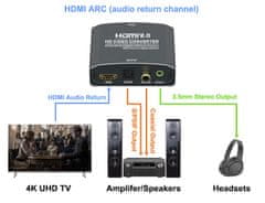 shumee Razdelilnik HDMI-HDMI + avdio SPDIF ali R/L SPH-AE09