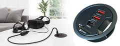 Greatstore Spacetronik okrogla namizna vtičnica SPS-R0D5B