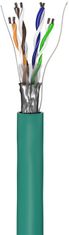 shumee CAT5e F/UTP AWG 26/7 kabel z vijačenim parom Goobay zelen 100m