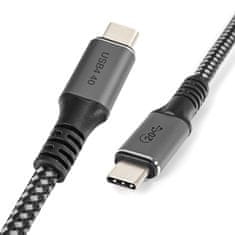 USB-C USB4 40Gbit/s 100W 20V 5A kabel Goobay 1m