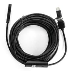 USB endoskopska kamera 3v1 IP67 7mm SPU-E01 5m