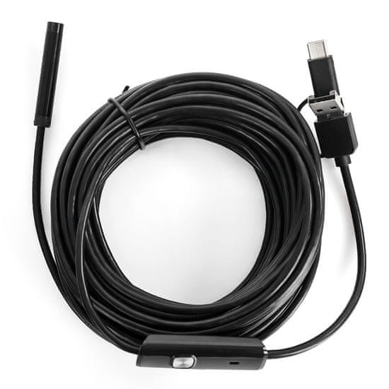 Greatstore USB endoskopska kamera 3v1 IP67 7mm SPU-E01 10m