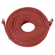 shumee RJ45 CAT 6 S/FTP AWG27 LSZH rdeč 25m kabel